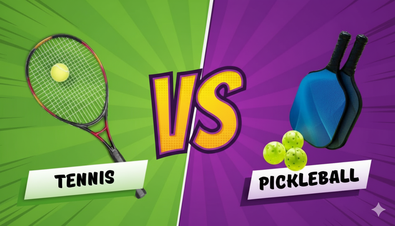 how is pickleball different from tennis