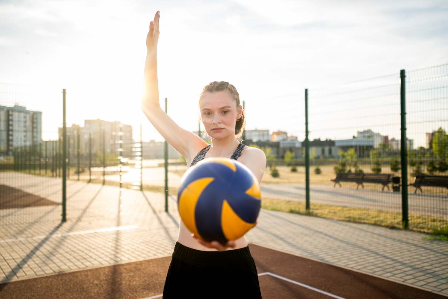 volleyball serving drills