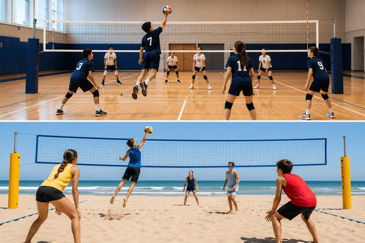 Volleyball Court Dimensions: Indoor & Beach Court Size Guide